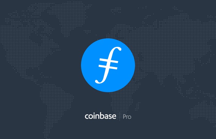 Filecoin存在Coinbase 启动Pro